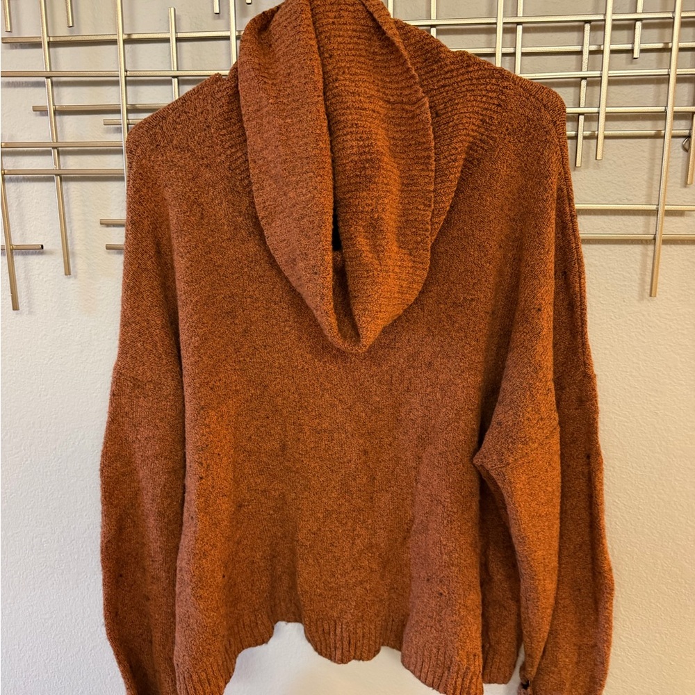 Chelsea28 Women's Rust Hooded Sweater